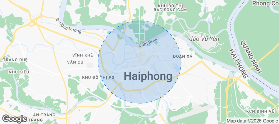 Lê Chân Airbnb map